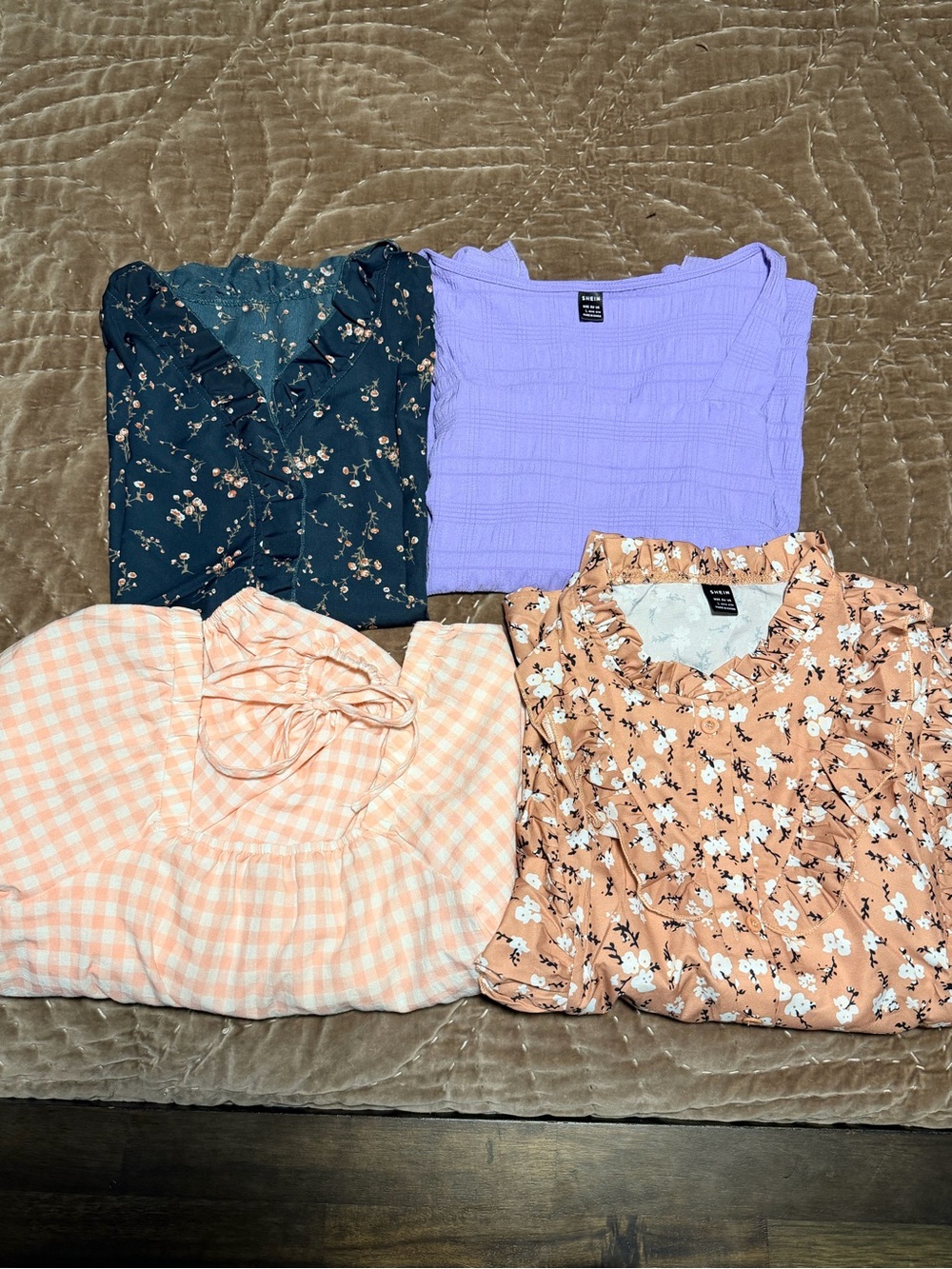 Shein Women Blouse Bundle lot sz L